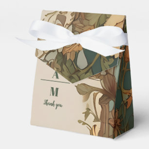 Flora Vintage Art Nouveau Hochzeit Geschenkschachtel