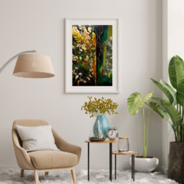 Flora Wall Art Leinwand Poster