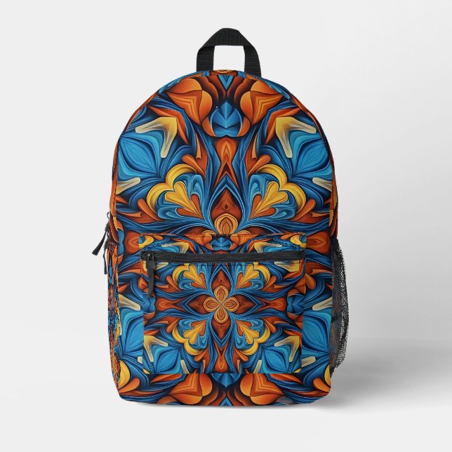 "FloraFrenzy" Bedruckter Rucksack (Vorderseite)
