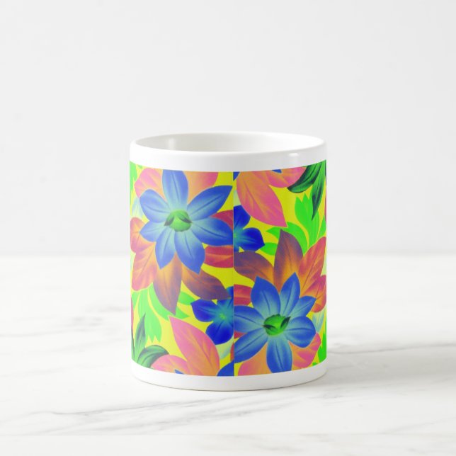 Floral1i1 Tasse (Mittel)