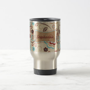 Floral 15 oz. Reisebusch Reisebecher