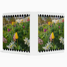 Floral-3-Ring-Binder