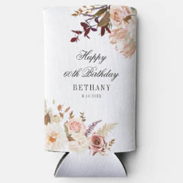 Floral 60. Geburtstag Überraschung Party Selters Dosenkühler