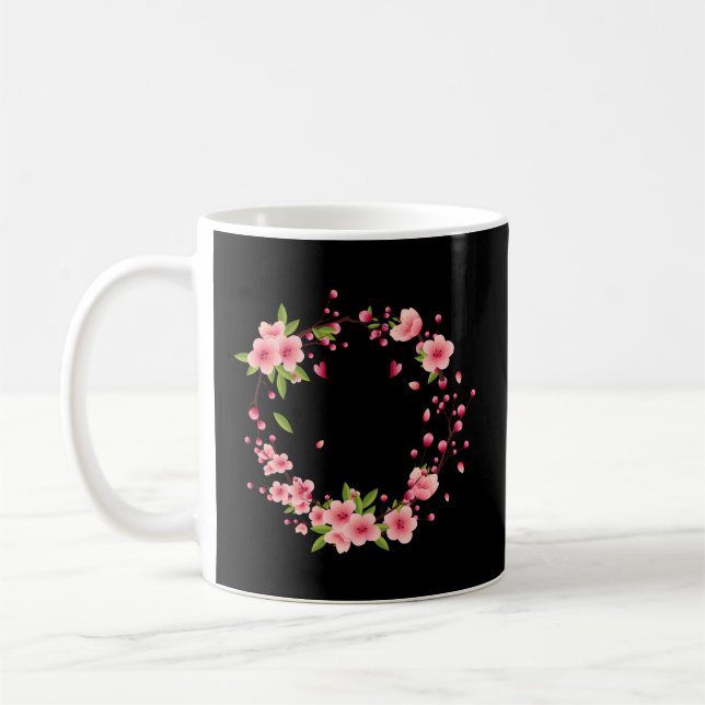 Floral 92 92Nd 92 Jahre Loved Kaffeetasse (Links)