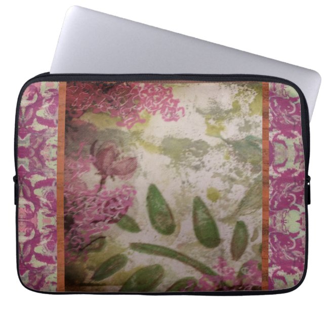 FLoral Abstrakt 15 Laptopschutzhülle (Vorderseite)