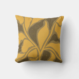 Floral Abstrakt Vintage Texturierte Kissen