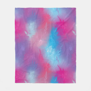 Floral Abstraktion Fleecedecke