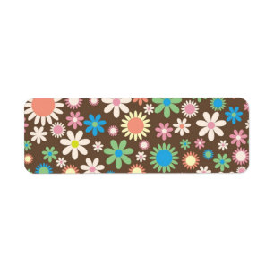 Floral Address-Label