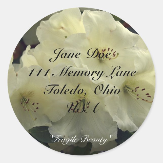 Floral Address Stickers (Vorderseite)