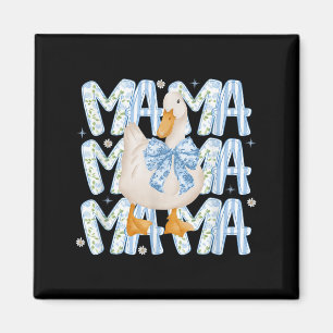 Floral Albern Gänse Boho Mama Mama Farm Enten Tier Magnet