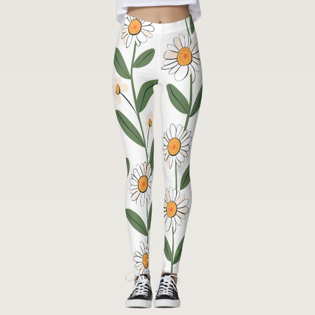Floral All-Over Print Leggings (Vorderseite)