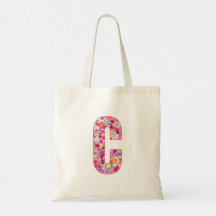 Floral Alphabet Letter C