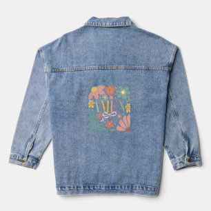 Floral Amen Art Jeansjacke