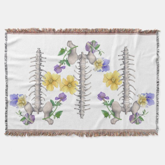 Floral Anatomy - Vertebrae, Hip Bone Decke (Vorderseite)