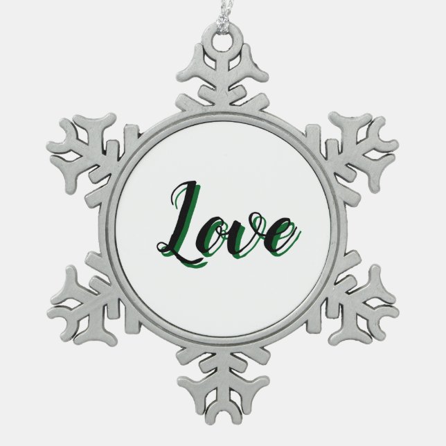 Floral Anatomy - Vertebrae, Hip Bone Schneeflocken Zinn-Ornament (Vorderseite)