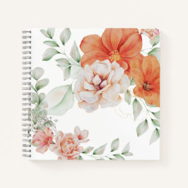 Floral-Aquarell-Notebook Notizbuch