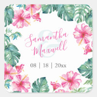Floral Aquarellfarbe Rosa und Grün Gefälligkeitskl