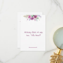 Floral Aquarelllehrer Geschichte schätzen Dankeskarte