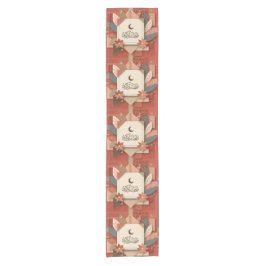 Floral Arabisch Ramadan Mubarak Kurzer Tischläufer