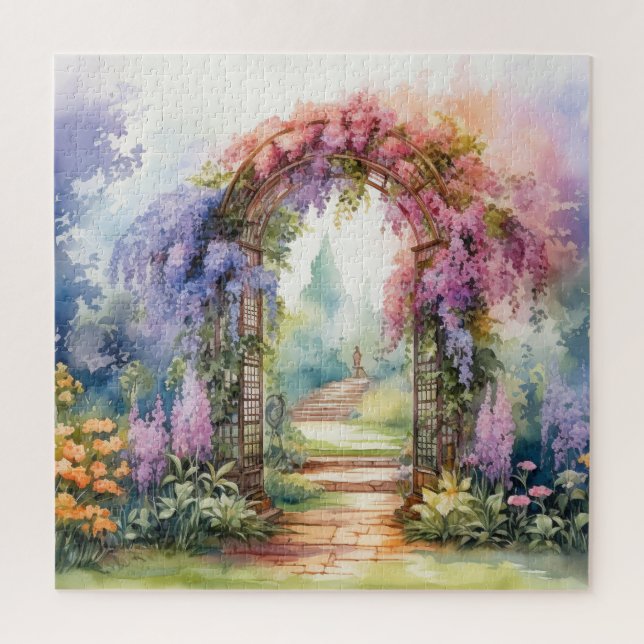 Floral Arch Landscape Puzzle (Vertikal)