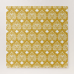 Floral Art Deco: Moderne Damaskus Puzzle