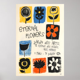 Floral Art Print Abstract Botanical Poster, Nice Poster