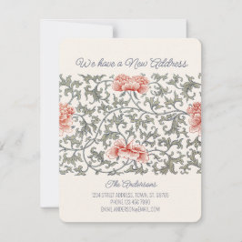 Floral Asian William Morris style CC1289 Moving Ankündigung