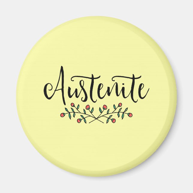 Floral Austenit Magnet (Vorne)