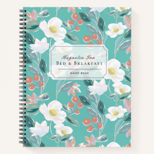 Floral B&B Ferienwohnung Aquamarines Gästehaus Notizbuch