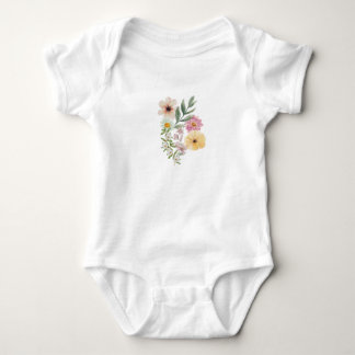 Floral Baby Bodysuit – Soft & Stylish with Waterco Strampler