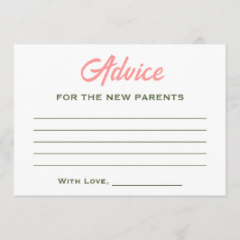 Floral Baby in Bloom Baby Dusche Botanische Blume Hinweiskarte