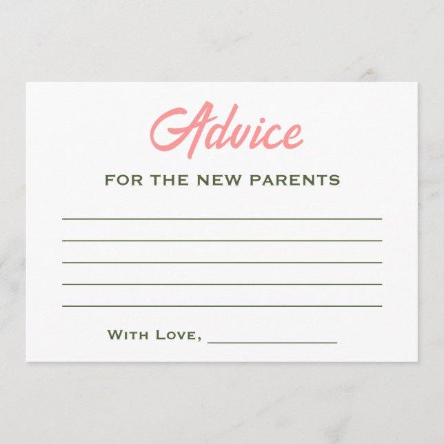 Floral Baby in Bloom Baby Dusche Botanische Blume Hinweiskarte (Vorderseite)