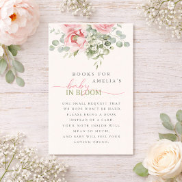 Floral Baby in Bloom Books for Baby Card Visitenkarte
