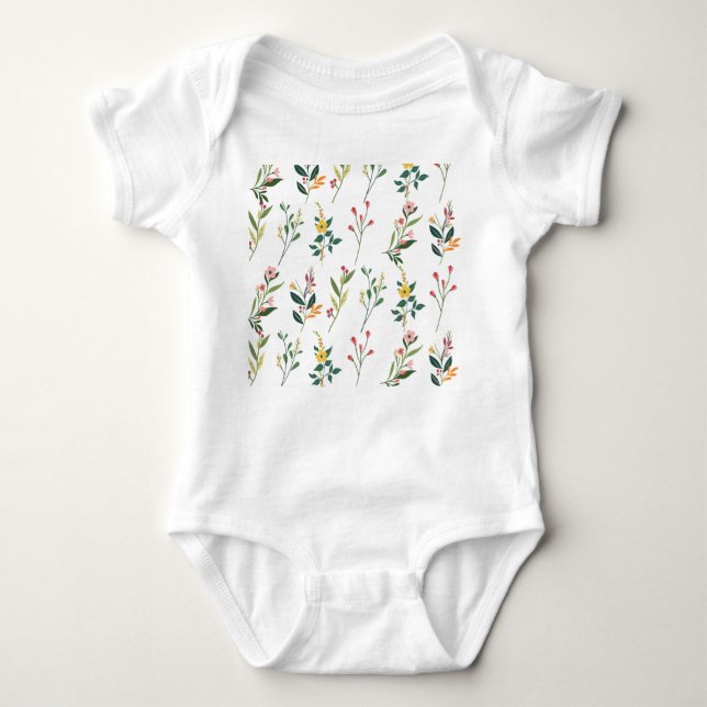 Floral Baby T - Shirt (Vorderseite)