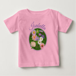 Floral Baby top - T - Shirt romantisch-böhmisch-ro