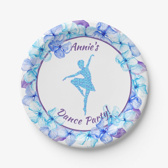 Floral Ballerina Dance Paper Teller (Vorderseite)