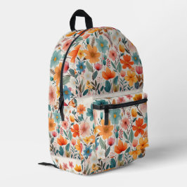 floral bedruckter rucksack