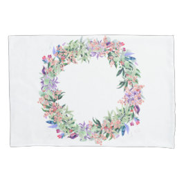 Floral Berries Wreath Kissenbezug