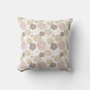 Floral Bird Pillow Kissen