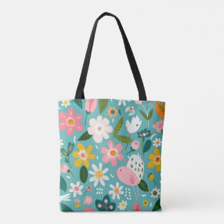 Floral Bird Toag | Niedliche Natur Inspiriert