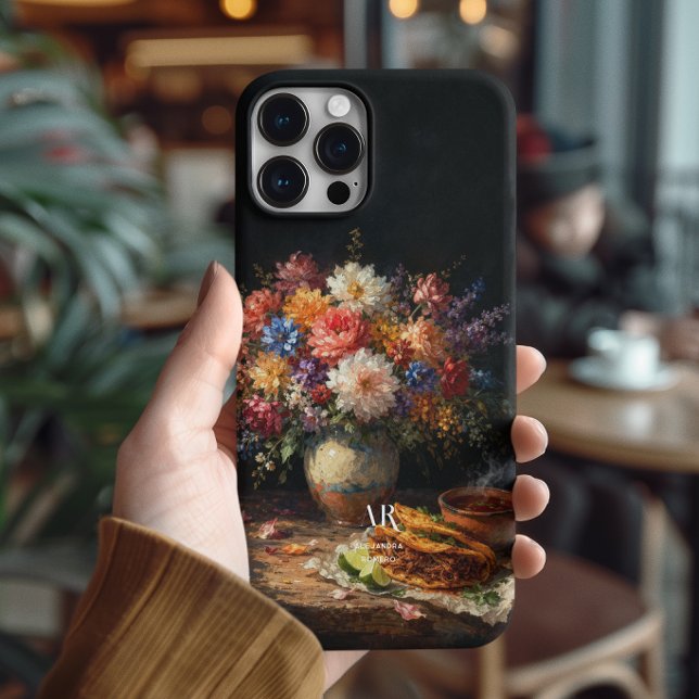 Floral Birria Still Life | Monogram Case-Mate iPhone Hülle (Von Creator hochgeladen)