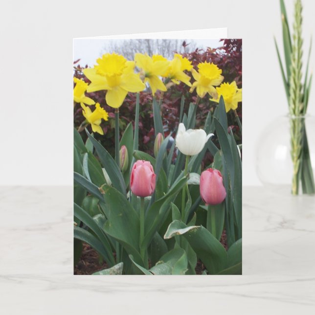 Floral Birthday Card Karte (Vorderseite)
