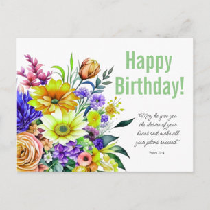 Floral Birthday Segessing Postkarte