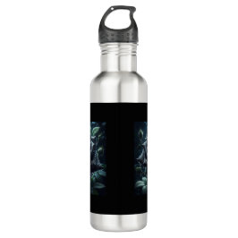 Floral Black Rose Edelstahlflasche