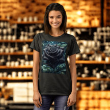 Floral Black Rose
