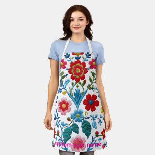 "Floral Bliss Schürze – Erhellen Sie Ihre Küche!"