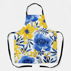 Floral Bloom Kitchen Schürze