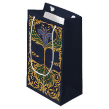 Floral Blue Liege Art Nouveau