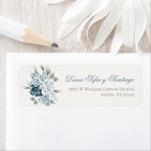 Floral Blue Wedding