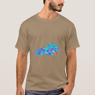 Floral Blues Kentucky T-Shirt